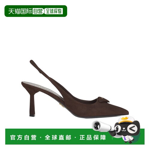 1h可退 香港直邮PRADA 女士凉鞋 1I901M008FDD75F0003 CO 棕色 尖