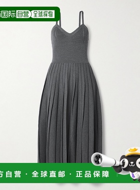 1h可退 香港直邮KHAITE 女士 ELIO连衣裙 9597511 grey灰色 舒适