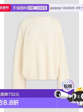 1h可退 香港直邮TOTÊME 女士 棉混纺绳绒织毛衣 242WRT2286YA0039