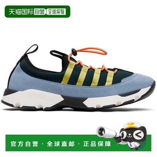 香港直邮Marni 玛尼 男士 绿色 & 蓝色 Lycra Lace-Up Running 运