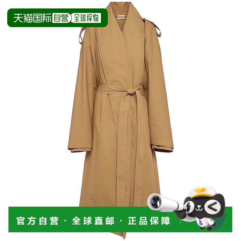 1h可退 香港直邮The Row 女士 Pami华达呢风衣 brown棕色 舒新款
