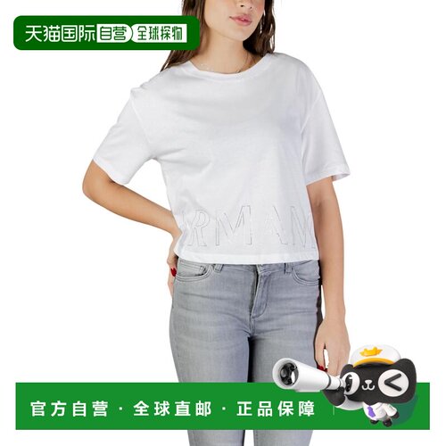香港直邮ARMANI EXCHANGE 女士T恤 XW001709AF17172U0002上衣女装