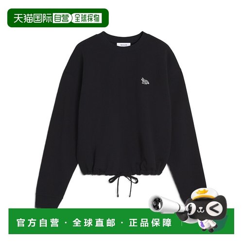 香港直邮Maison Kitsune BABY FOX 贴片抽绳舒适卫衣 OW00302KM03