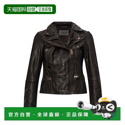 ALL SAINTS 女士夹克 CARGOWL047CBLACKGREY皮衣皮夹克