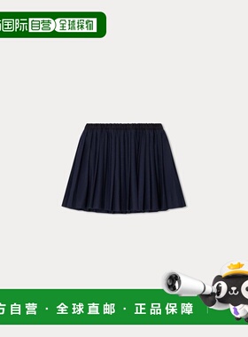 自营欧洲直邮Bonpoint小樱桃 Jais海军蓝裙子半身裙