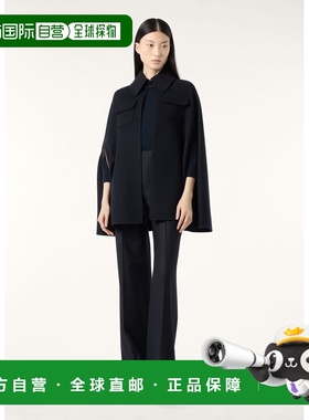 自营欧洲直邮Loro Piana 女士海军蓝羊绒围巾