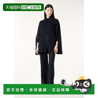 自营欧洲直邮Loro Piana 女士海军蓝羊绒围巾