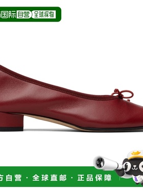 香港直邮aeyde 女士 酒红色 Onda 低跟鞋 A11FL0690001229126