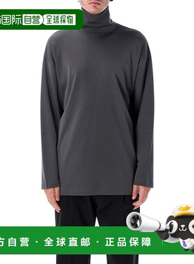 1h可退 香港直邮Lemaire 男士 立領長袖 T 卹 TO1467LJ1043高领