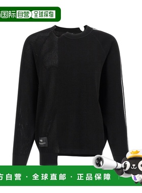 1h可退 香港直邮Y-3 女士 ' Gfx' 毛衣 KR2395 black黑色 舒适时