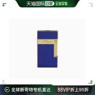 蓝色和金色漆面细长打火机 都彭 DUPONT 欧洲直邮ST