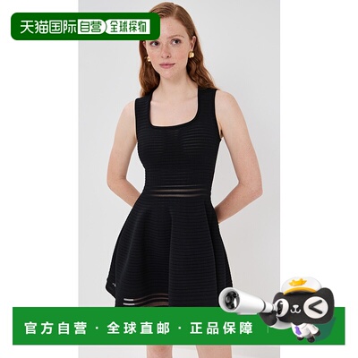 香港直邮Simkhai 女士 Lottie 迷你连衣裙 black黑色 舒适时尚