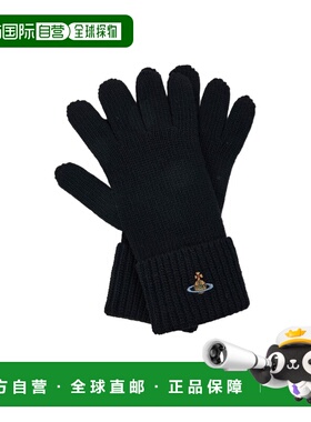 香港直邮Vivienne Westwood 土星图案手套 8202002RK0065