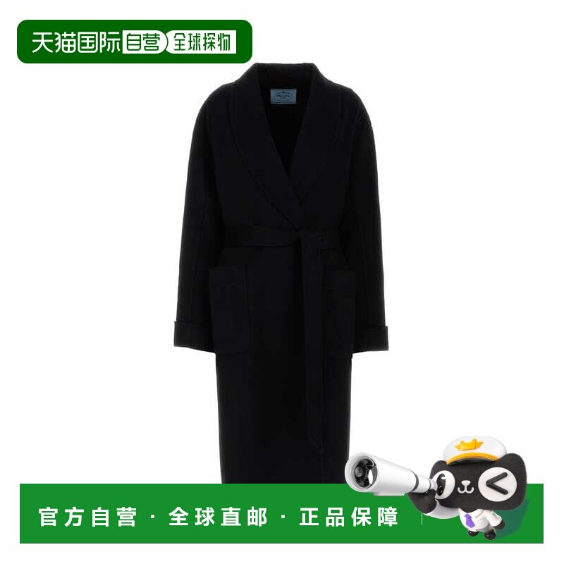 香港直邮PRADA 女士大衣 P663SSOOO179BF0002 AW2025 黑色 Black