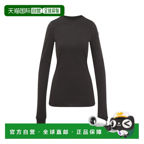 香港直邮Moncler 盟可睐 女士 DUST GIRDER LS 深色T恤 MU01F8D01