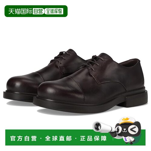 美国直邮ecco爱步Seoul男士休闲皮鞋德比鞋 【付后1h可退】