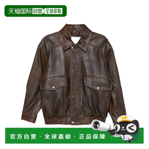 香港直邮DUNST 女士皮衣 UDJU6A103W2BROWN SS2026 棕色 长袖皮夹