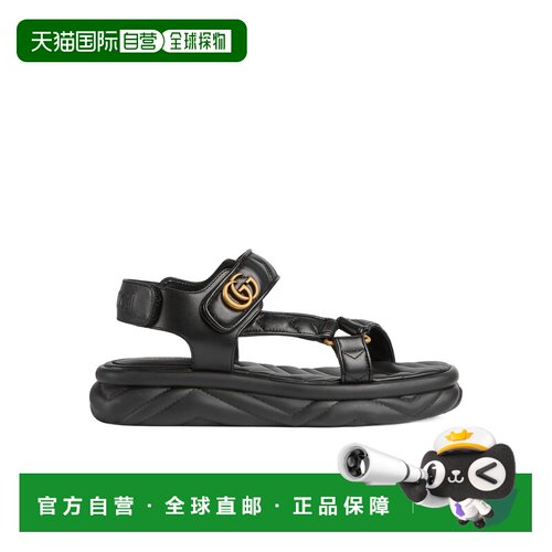 Gucci 双G平底凉鞋 776936BKOE0 【付后1h可退】