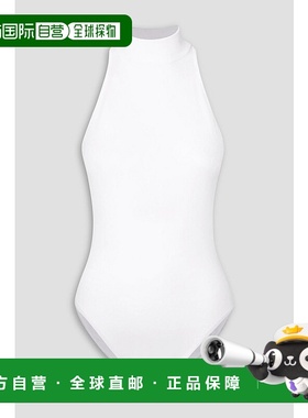 香港直邮Alaia 女士 弹性针织连体衣 AA9B02495M852WHITE