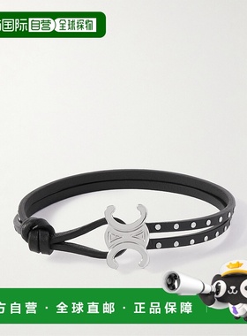 1h可退 香港直邮Celine 思琳 男士 徽标手链 460RW3SMO black黑色