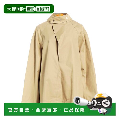 1h可退 香港直邮Burberry 巴宝莉 女士 长款夹克 green绿色 舒适
