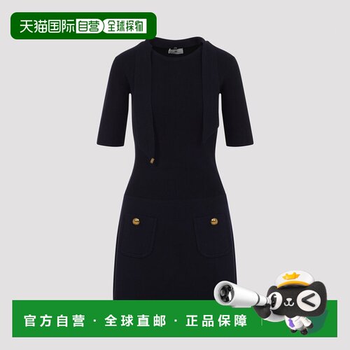香港直邮ElisabettaFranchi/BLU NOTTE女士短款连衣支付后1h可退