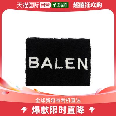 【99新未使用】香港直邮Balenciaga 徽标拉链印花手拿包 4926810E