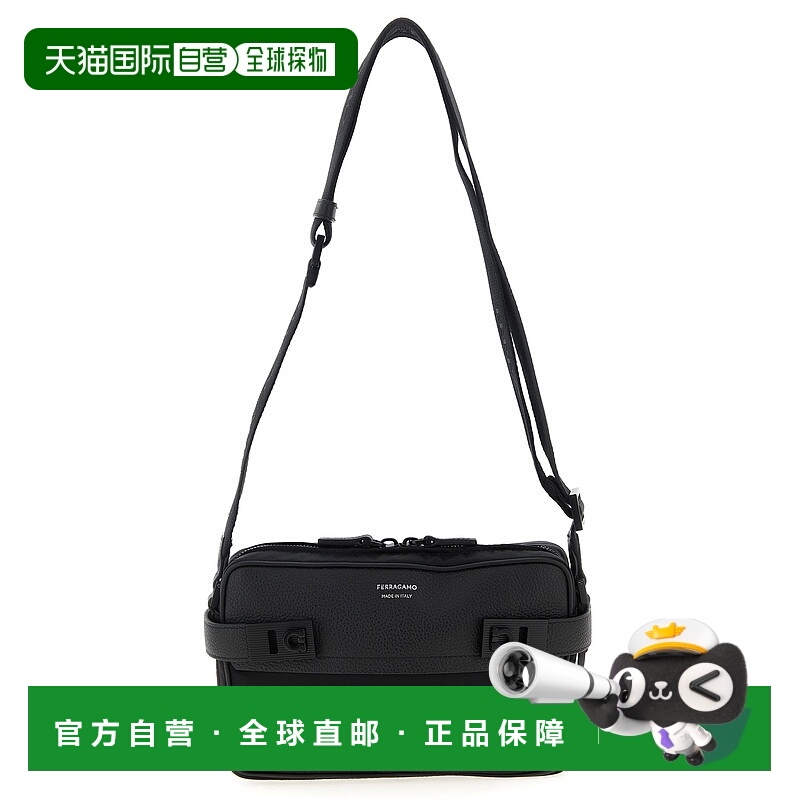 1h可退 欧洲直邮ferragamo 男士 单肩包菲拉格慕斜挎包手提包