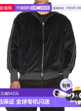 1h可退 香港直邮Adidas 男士 Adi006 拉链夹克 KC0317 black黑色