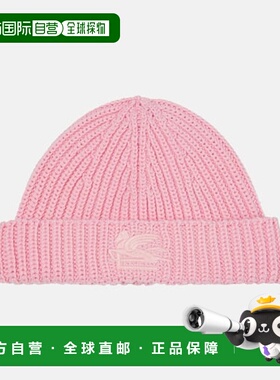 1h可退 香港直邮Etro 艾特罗 女士 Pegaso 羊毛小便帽 red红色 舒