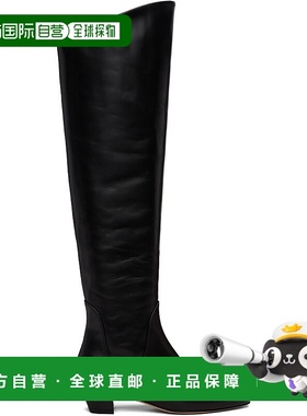 1h可退 香港直邮aeyde 女士 黑色 Yonda 高筒靴 A11KB06290020012