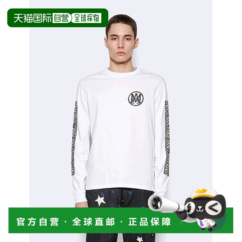 香港直邮Amiri 圆领长袖T恤 PS23MJG017