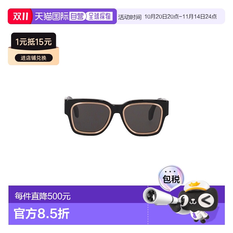 1h可退 欧洲直邮palm angels 女士 太阳镜正品舒适防紫外线显脸小