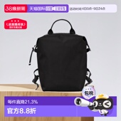 欧洲直邮Longchamp珑骧女士黑色帆布大容量双肩背包