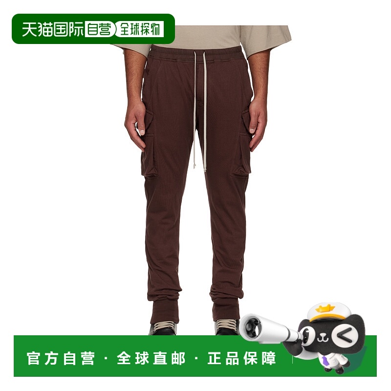香港直邮Rick Owens Drkshdw 工装口袋抽绳运动裤 DU02E7386RIG43