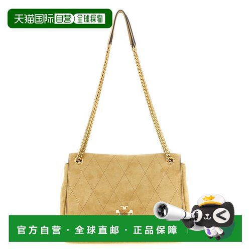 香港直邮TORY BURCH 女士单肩包 183357251 AW2026 浅棕色 'Charl