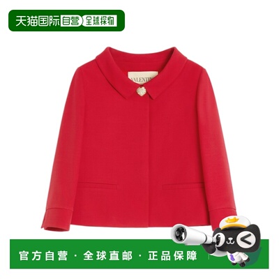 1h可退 香港直邮VALENTINO 女士西服 BCE3Y01CFR9M AW2025 红色