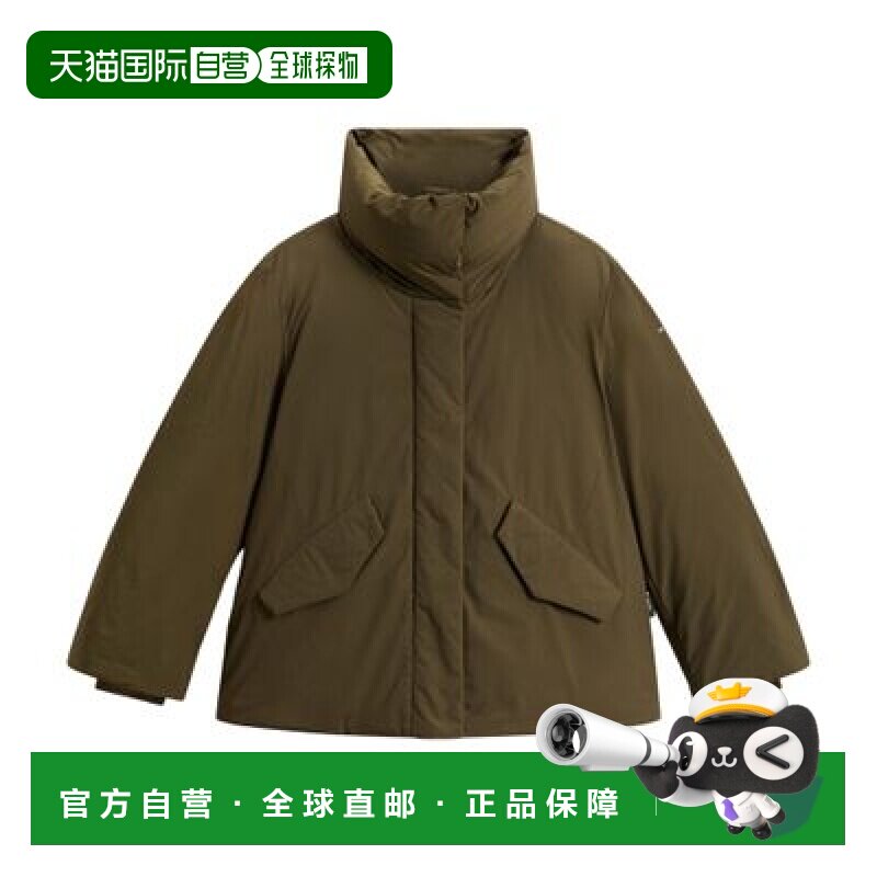 自营欧洲直邮WOOLRICH Urban Touch Cocoon 长袖夹克面料羽绒服