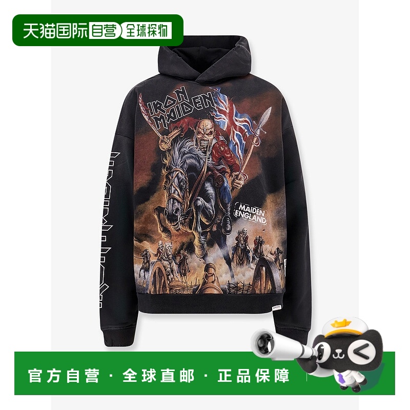 1h可退 香港直邮Represent 男士 Maiden X Steed 熨平棉质运动衫