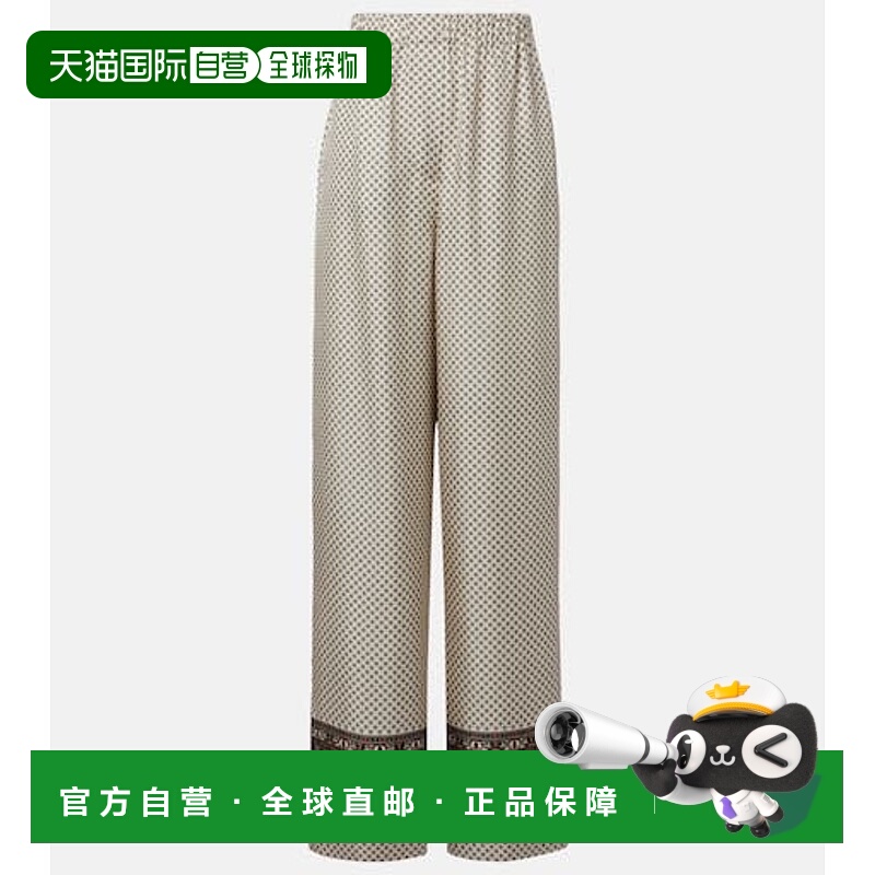 1h可退 香港直邮Loro Piana 诺悠翩雅 女士 Valerio 印花真丝斜纹