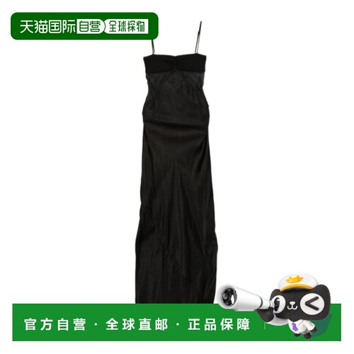 香港直邮Rick Owens 吊带连衣裙长裙 RP01F6504JS【付后1h可退】