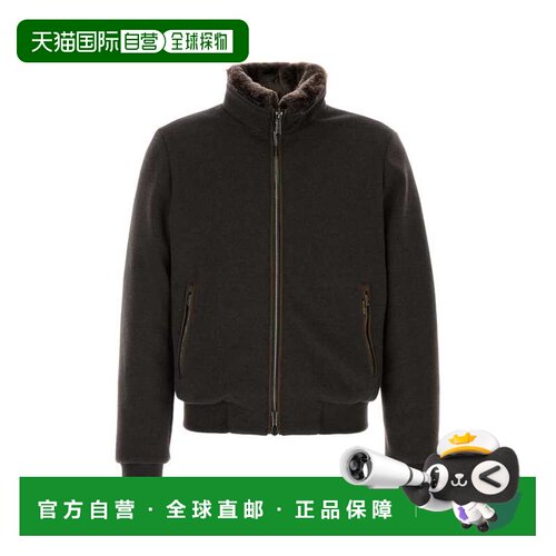 欧洲直邮MOORER 男士夹克 BELLATIMRWBROWN AW202【付后1h可退】