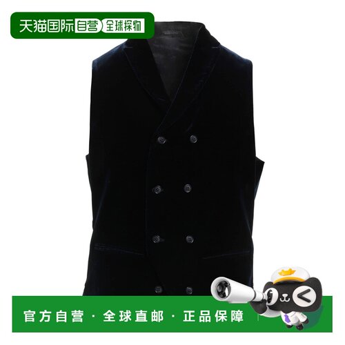 1h可退 香港直邮armani 阿玛尼 男士 Suit 背心 blue蓝色 舒适时