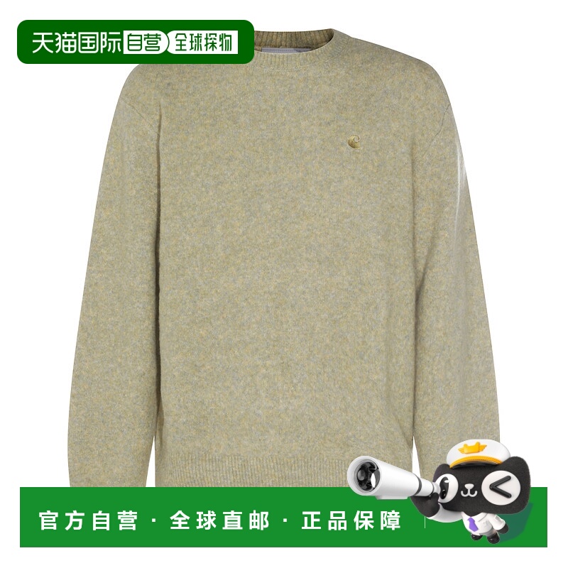 1h可退 香港直邮CARHARTT WIP 男士 浅绿色羊毛针织衫 I0353943D9