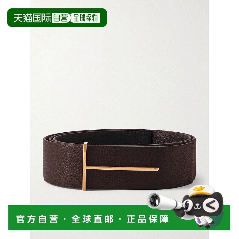 1h可退 香港直邮Tom Ford 汤姆 福特 男士 全粒面皮带腰带 TB331L