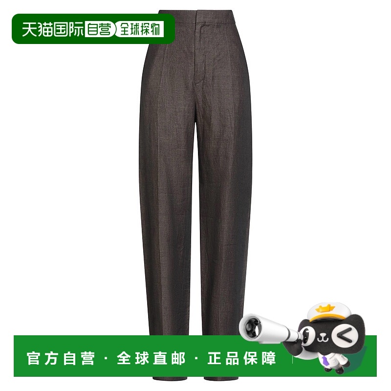 香港直邮LOEWE 罗意威 女士 休闲长裤 brown棕色 舒适时尚