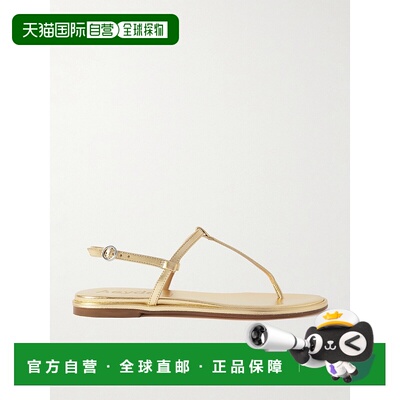 1h可退 aeyde 女士 Nala 金属感皮质凉鞋 A11FSTTTR08FL4