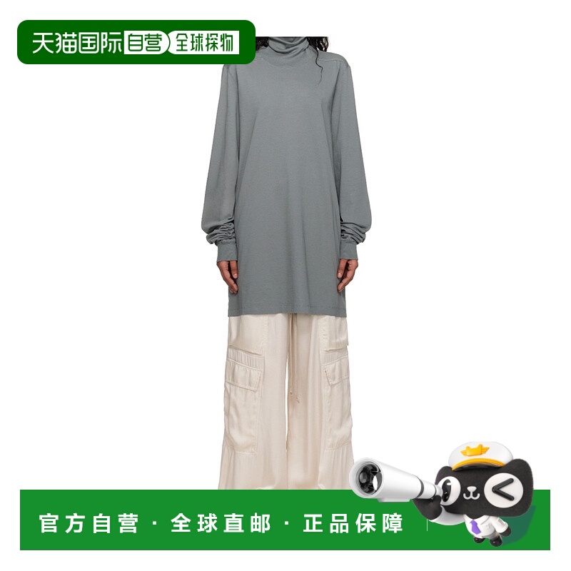 香港直邮Rick Owens 高领T恤 RP02E4207JA