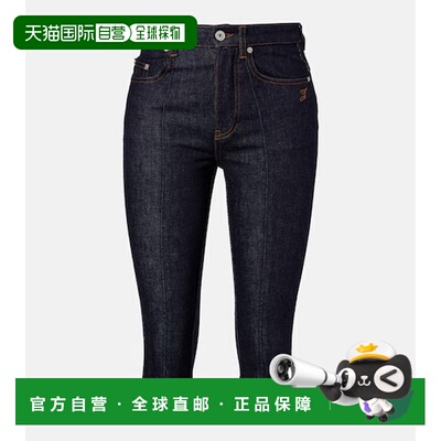 1h可退 香港直邮Jacquemus 女士 capri 徽标牛仔裤 blue蓝色 舒适