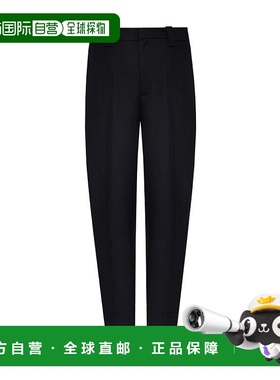 香港直邮Ganni 徽标休闲长裤卫裤 F7241休闲裤